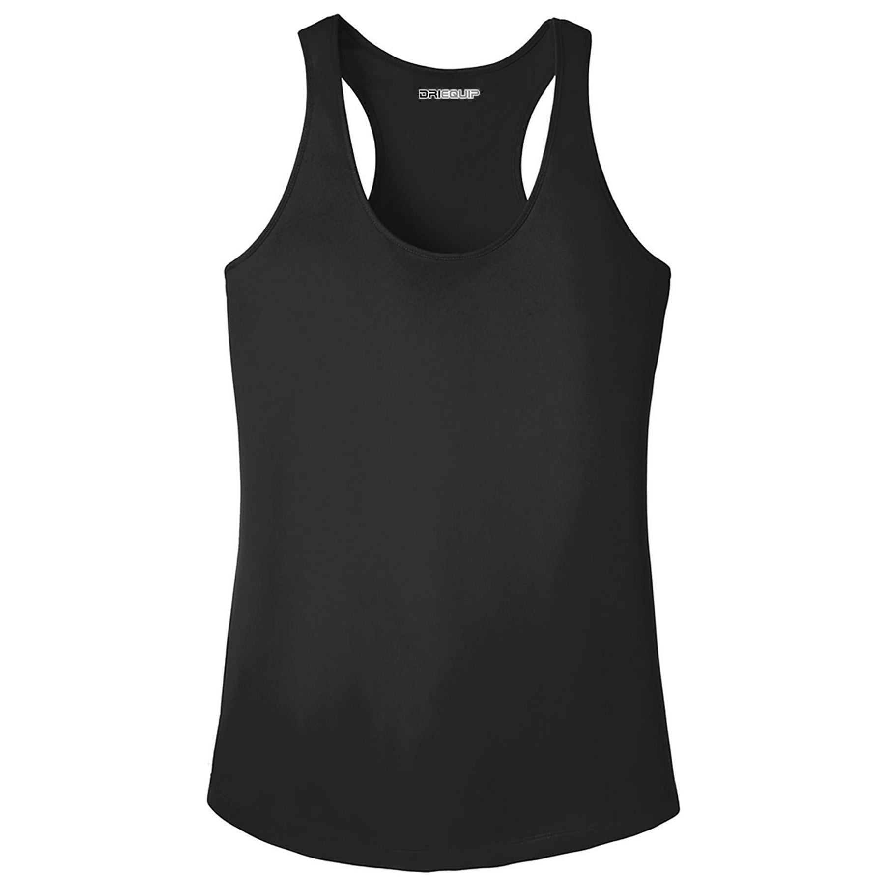 Ladies PosiCharge Competitor Racerback Tank Activewear DRI-EQUIP Black X-Small