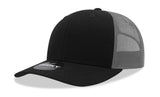 Decky 6 Panel Mid Profile Structured Cotton Blend Trucker | Decky 6021