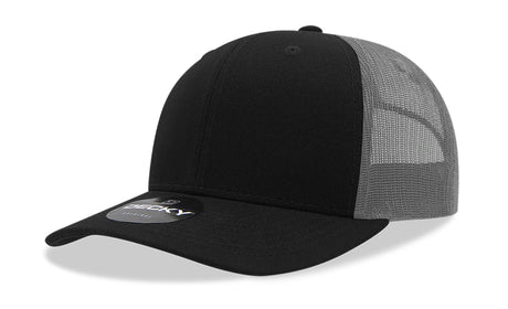 Decky 6 Panel Mid Profile Structured Cotton Blend Trucker | Decky 6021