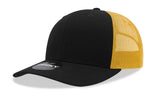 Decky 6 Panel Mid Profile Structured Cotton Blend Trucker | Decky 6021