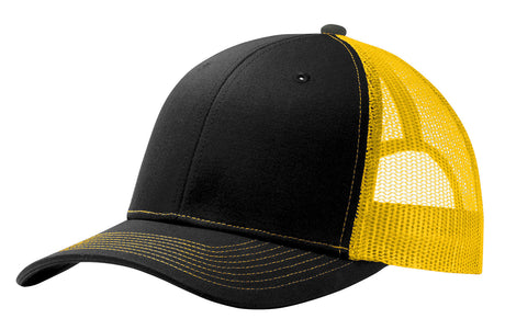 Joe's USA Snapback Trucker Cap – Mesh Back Curved Bill Hat