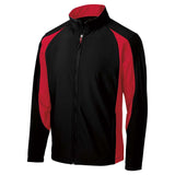 Men's Colorblock Soft Shell Jacket Joe's USA Black/True Red X-Small