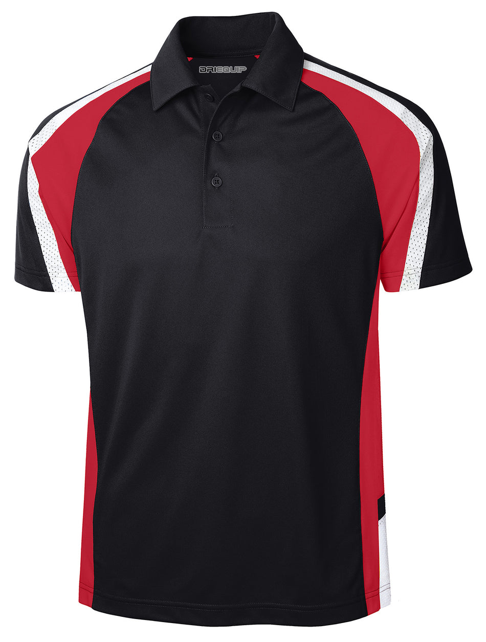 DRI-EQUIP Tricolor Micropique Sport-Wick Polo