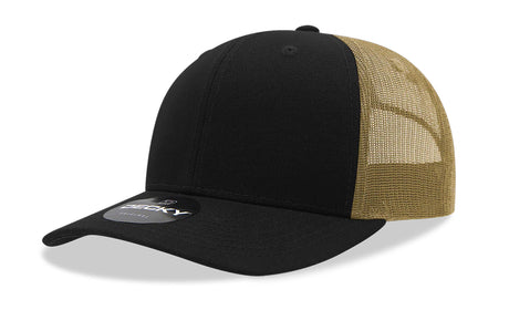 Decky 6 Panel Mid Profile Structured Cotton Blend Trucker | Decky 6021