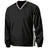 Joe's USA Men's Athletic V-Neck Raglan Wind Shirts in Regular & Big Sizes - XS-6XL Joe's USA Black / White XS