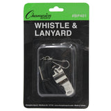 Champion Sports METAL WHISTLE AND LANYARD SET