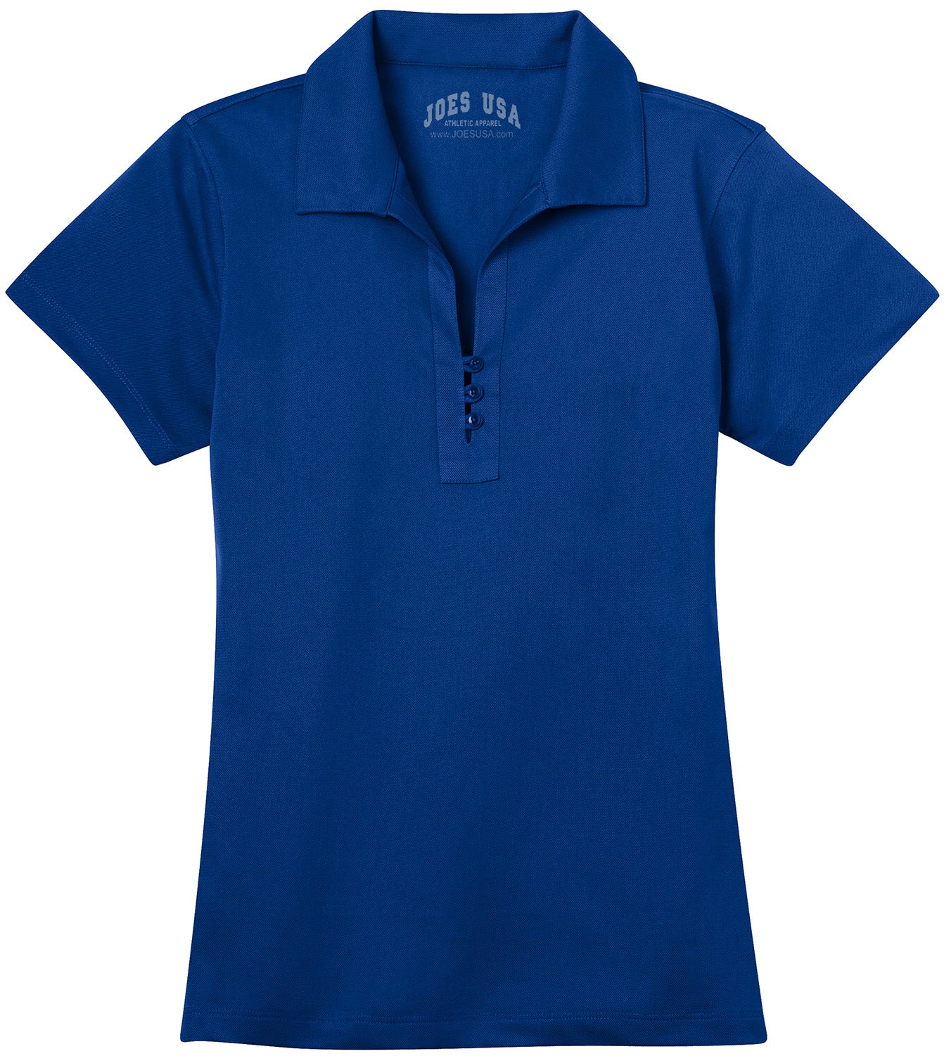 Ladies Tech Pique Polo Women's Joe's USA Bright Royal X-Small