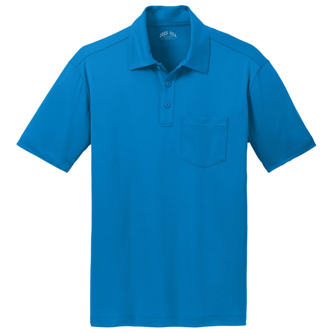 Silk Touch Performance Pocket Polo Polos/Knits Joe's USA Brilliant Blue X-Small