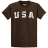 Joe's USA Vintage USA Logo Tee - Brown Joe's USA Brown Small