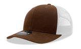 Decky 6 Panel Mid Profile Structured Cotton Blend Trucker | Decky 6021