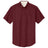 Joe's Men's Short Sleeve Button-Up Shirt - Burgundy / Light Stone Woven Shirts Joe's USA Burgundy / Light Stone Small