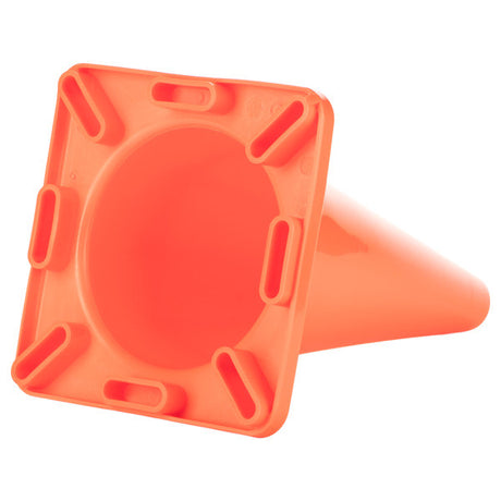 12"H HIGH-VISIBILITY FLEXIBLE VINYL CONE BLUE
