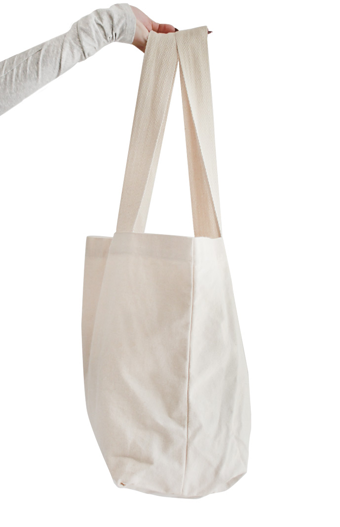 Royal Apparel C744ORG Organic Canvas Medium Tote - Natural