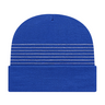 Cap America USA-Made Beanie RKT12 Thin Striped Knit Cap with Cuff