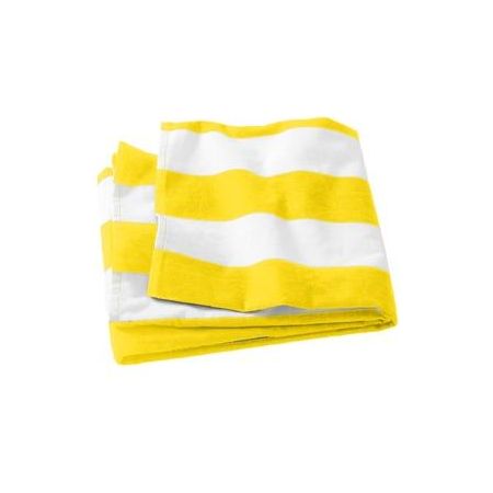 Cabana Stripe Beach Towel Sunflower Yellow Classic Towels