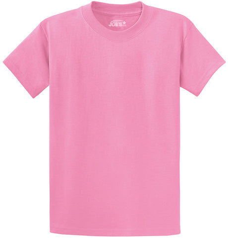 Soft Cotton Lightweight T-Shirt for Men by Joe's USA - CandyPink T-Shirts Joe's USA Candy Pink S