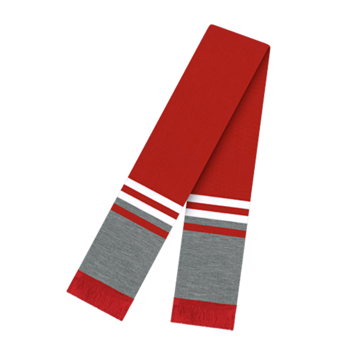 Cap America 60 Inch Scarf with Elite Fringe RK60 True Red Standard