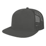 Cap America 7 Panel Trucker Cap i3057 Charcoal Standard Caps
