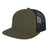 Cap America 7 Panel Trucker Cap i3057 Loden/Black Standard Caps