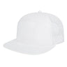 Cap America 7 Panel Trucker Cap i3057 White Standard Caps