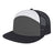 Cap America 7 Panel Trucker Cap i3057 White/Charcoal/Black Standard Caps