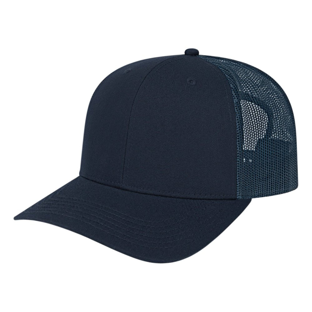 Cap America Atlantis Headwear Bryce Sustainable Trucker Cap i97995 Navy/White Standard