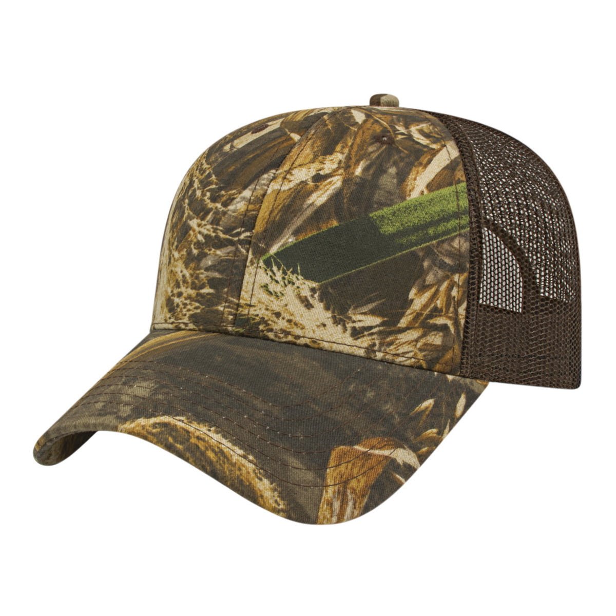Cap America Camo Trucker Cap i2005 Realtree Max - 5®/Brown Standard Caps