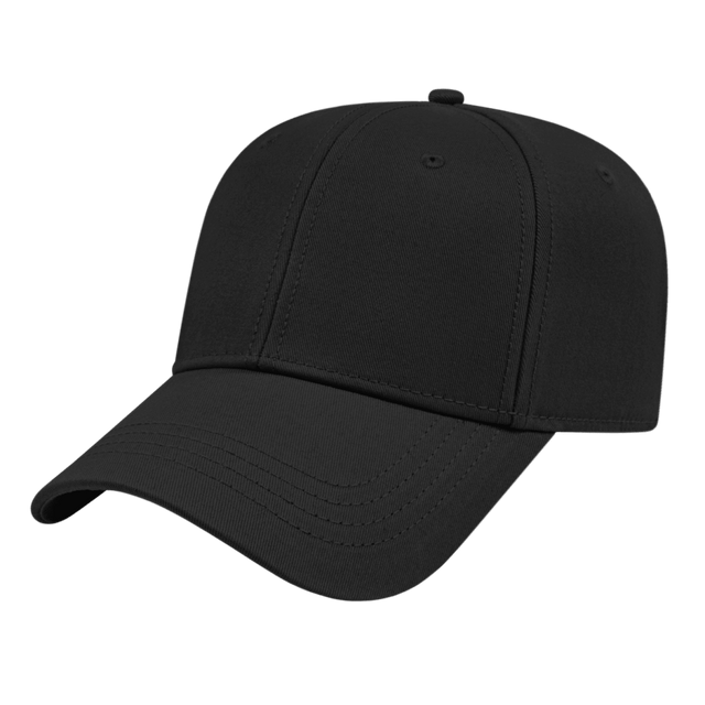 Cap America Chino Twill with Snap Tab Closure Cap i3034 Black Standard
