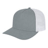 Cap America Classic 5 Panel Trucker i3039 Heather/White Standard