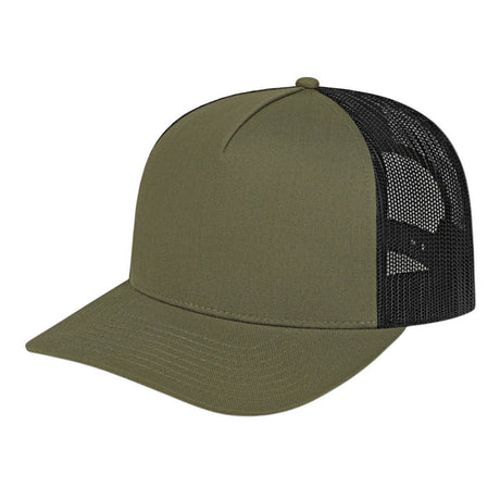 Cap America Classic 5 Panel Trucker i3039 Loden/Black Standard