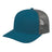 Cap America Classic 6 Panel Trucker Cap i3038 Marine Blue/Charcoal Standard Caps