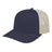Cap America Classic 6 Panel Trucker Cap i3038 Navy/Stone Standard Caps