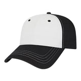 Cap America Classic Dad Cap i1002 White/Black Standard