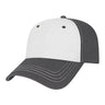 Cap America Classic Dad Cap i1002 White/Dark Gray Standard