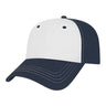 Cap America Classic Dad Cap i1002 White/Navy Standard