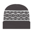 Cap America Diamond Pattern Knit Cap with Cuff RKD12 Maroon Standard