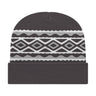 Cap America Diamond Pattern Knit Cap with Cuff RKD12 Maroon Standard