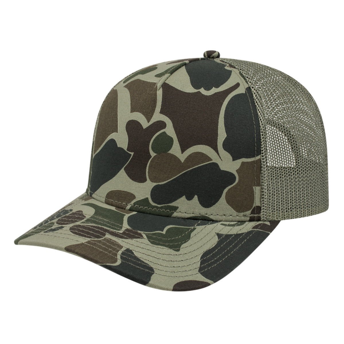Cap America Duck Camo Trucker Cap i2023 Walnut/Brown Standard Caps