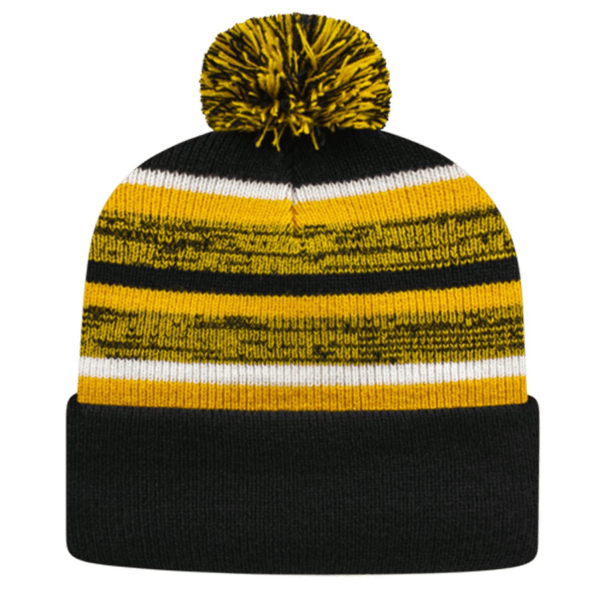 Cap America Fleece Lined Knit Cap with Cuff iK65 Royal/Dark Heather/White Standard