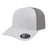 Cap America Flexfit 110® Jacquard Trucker Mesh Back Cap - Cap America i8516 Gray/White Standard Hats