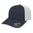 Cap America Flexfit 110® Jacquard Trucker Mesh Back Cap - Cap America i8516 Navy/White Standard Hats