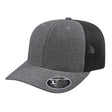 Cap America Flexfit 110® Mélange Trucker Cap i8509 Charcoal/Black Standard