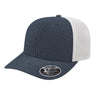 Cap America Flexfit 110® Mélange Trucker Cap i8509 Dark Navy/White Standard