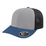 Cap America Flexfit 110® Mélange Trucker Cap i8509 i8509 - Silver/Indigo/Black OSFM
