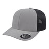 Cap America Flexfit 110® Mélange Trucker Cap i8509 Silver/Black Standard