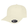 Cap America Flexfit 110® Perforated Performance Snapback Cap i8533 Cream Standard Caps