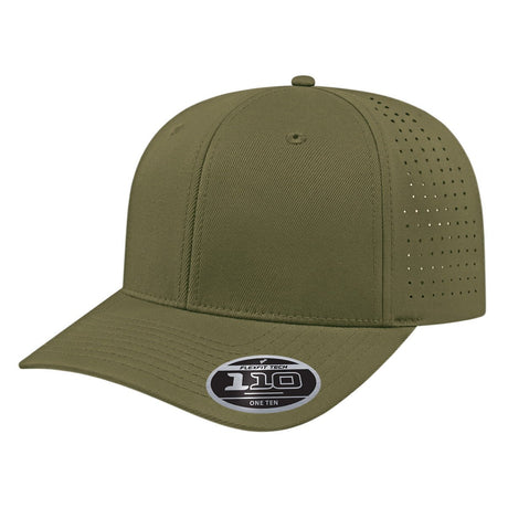 Cap America Flexfit 110® Perforated Performance Snapback Cap i8533 Loden Standard Caps