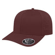 Cap America Flexfit 110® Perforated Performance Snapback Cap i8533 Maroon Standard Caps