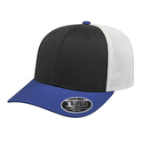 Cap America Flexfit 110® Premium Trucker Cap i8502 Black/Royal/White Standard Caps