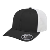 Cap America Flexfit 110® Premium Trucker Cap i8502 Black/White Standard Caps